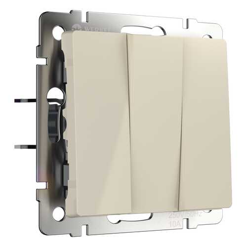 Выключатель Werkel WL03-SW-3G-ivory слоновая кость в Касторама