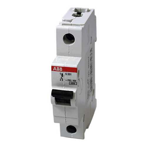 ABB S201 Автоматический выключатель 1P 16A (D) 6kA в Касторама