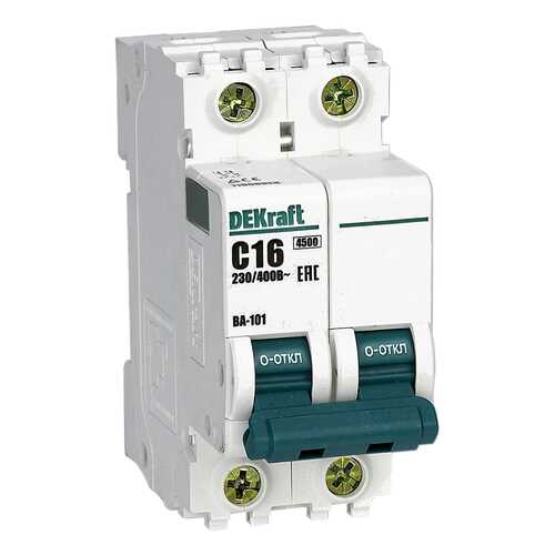 Автоматический выключатель Schneider Electric 3Р 40А х-ка C ВА-101 4.5кА DEKraft 11082DEK в Касторама