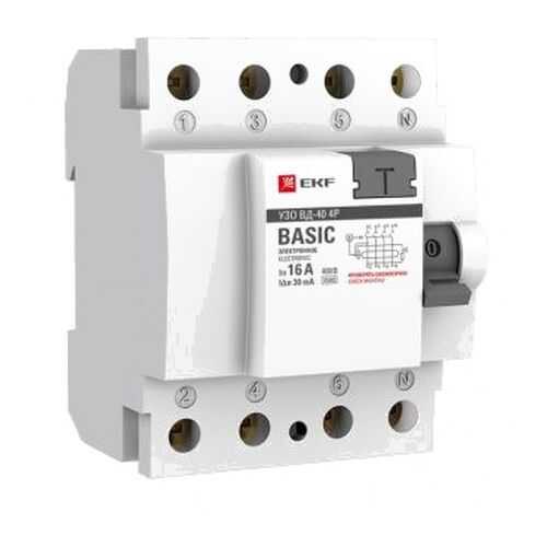 Устройство защитного отключения EKF elcb-4-63-300e-sim в Касторама