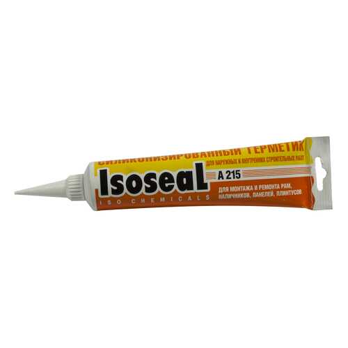 Герметик акриловый силиконизированный Isoseal A215 темн. дерево 115 мл в Касторама