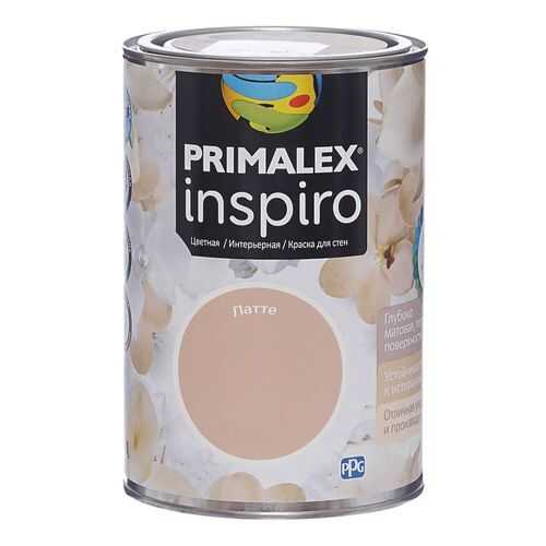 Краска для внутренних работ Primalex Inspiro 1л Латте, 420120 в Касторама