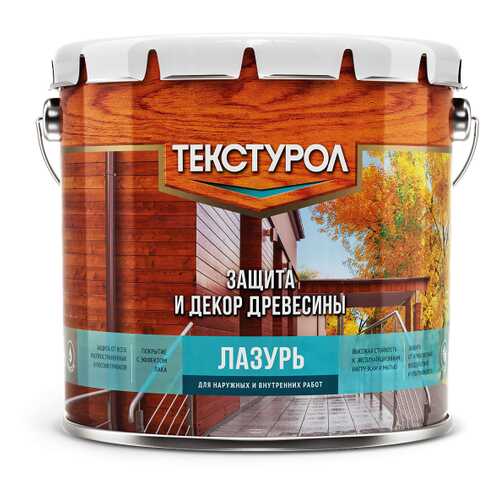Текстурол лазурь деревозащитное средство Дуб 3л в Касторама