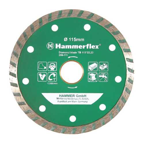 Диск алмазный отрезной универсальный Hammer Flex 206-111 DB TB (30695) в Касторама