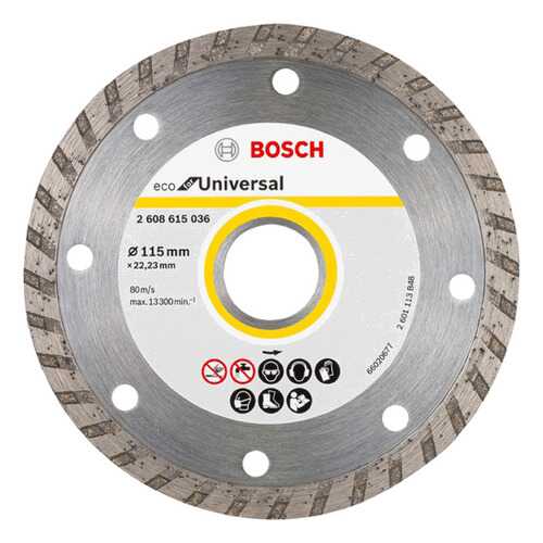 Диск отрезной алмазный Bosch ECO Universal Turbo 115 мм 2608615036 в Касторама