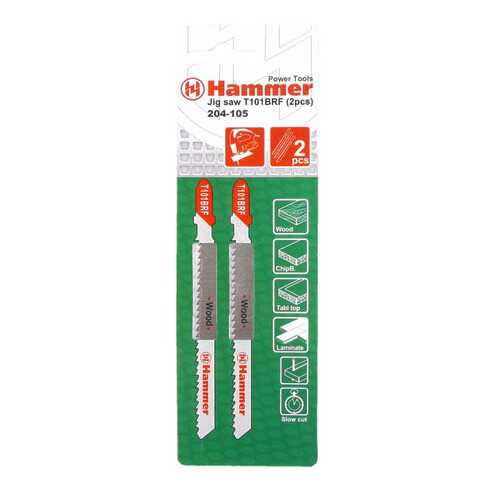 Пилка для лобзика Hammer Flex 204-105 JG WD (30569) в Касторама