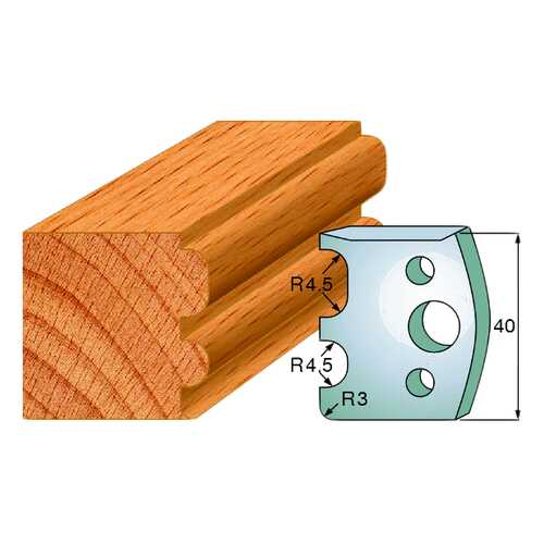 Комплект из 2-х ножей 40x4 SP CMT 690.007 в Касторама
