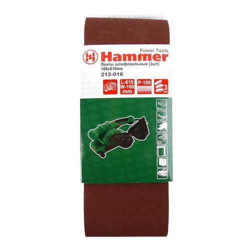 Шлифовальная лента для ленточной шлифмашины и напильника Hammer Flex 212-016 (36555) в Касторама