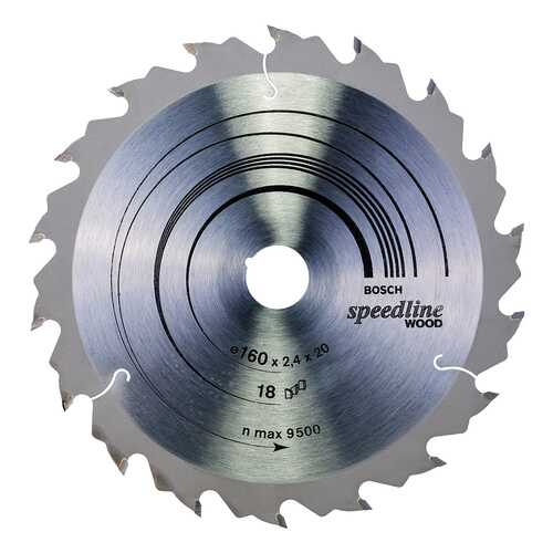 Диск по дереву Bosch STD SWO 160x20-18T 2608640787 в Касторама