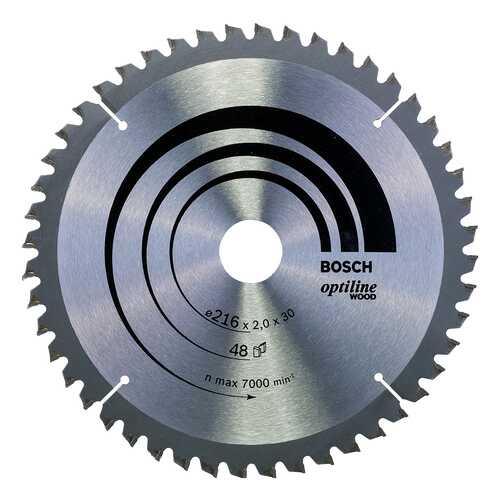 Диск по дереву Bosch STD WO 216x30-48T 2608640432 в Касторама
