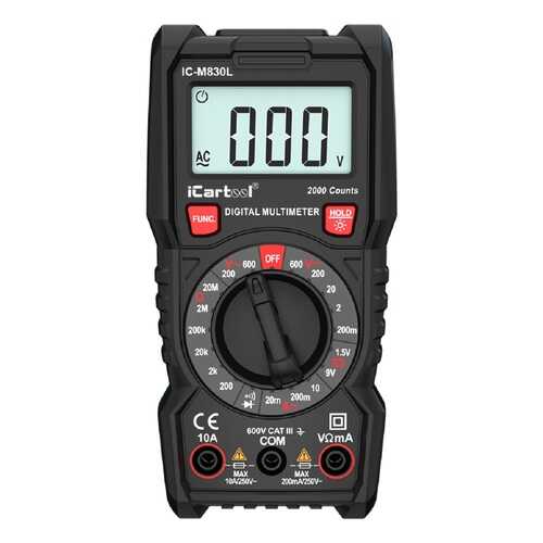 Мультиметр цифровой iCartool IC-M830L в Касторама