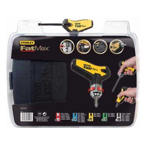 Набор Stanley FatMax 0-79-153 отвертка со вставками 27 пр. в футляре в Касторама