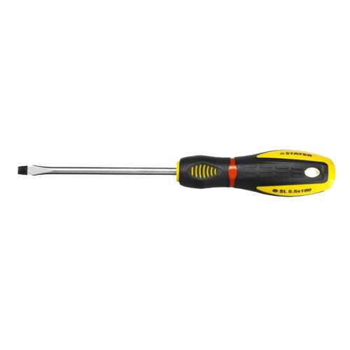 Плоская (шлицевая) отвертка Stayer 25131-06-10_z02 в Касторама
