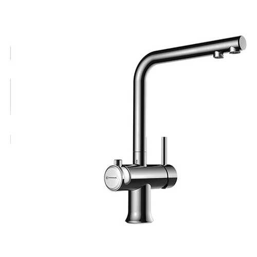 Смеситель для кухонной мойки OMOIKIRI Pure life Hotaru CH-WH 4994051 хром; белый в Касторама