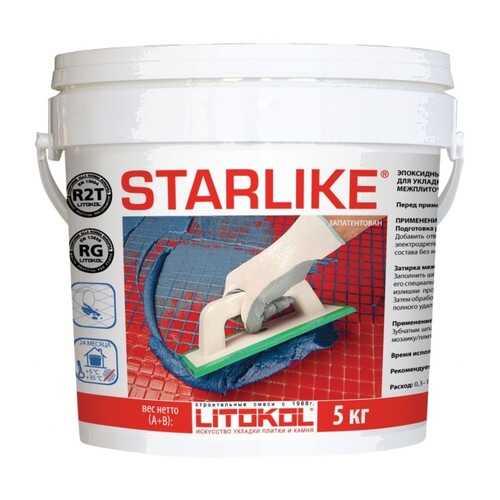 Затирка LITOKOL LITOCHROM STARLIKE С.520 слоновая кость 2,5 кг в Касторама